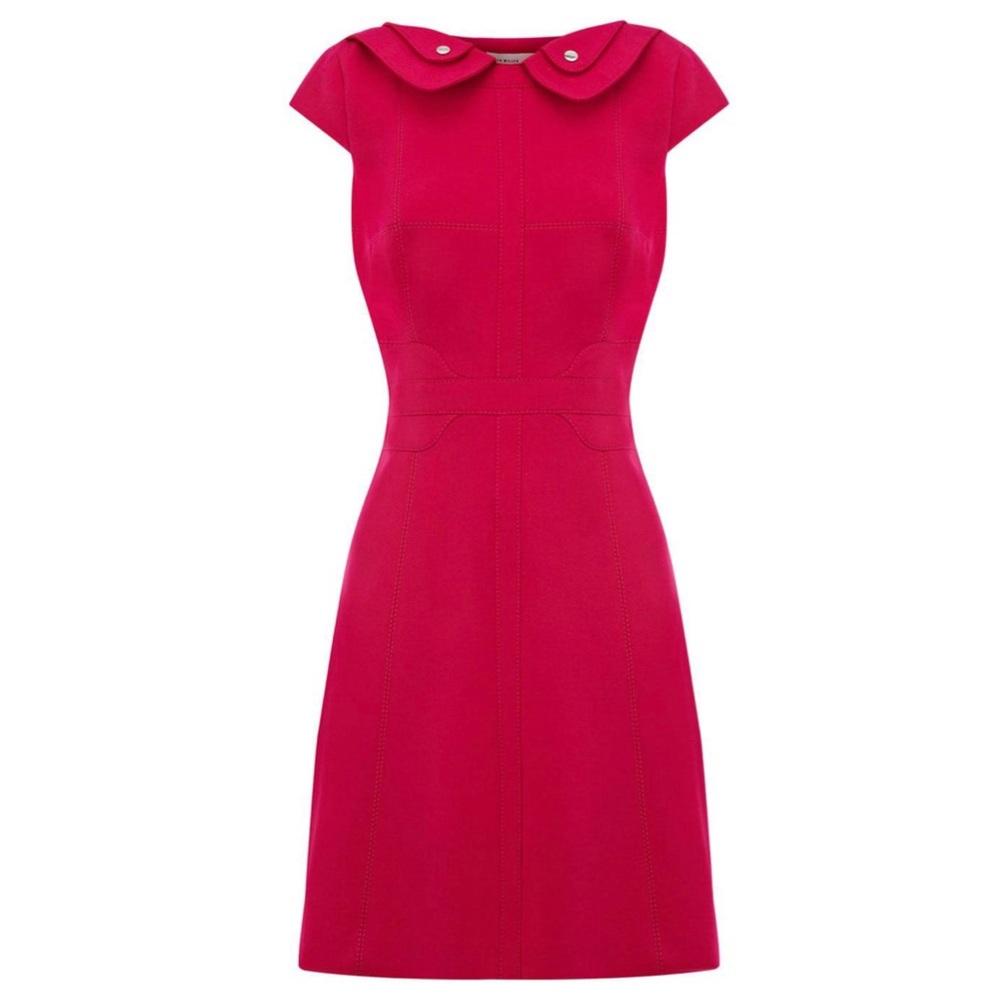 Karen Millen Pink Collared Mini Dress size 6